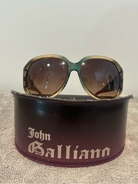 RARE John Galliano Y2K Embellished Sunglasses
